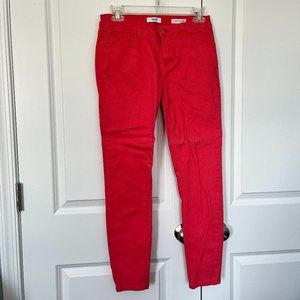 Red Kensie Ankle Pants, Size 4